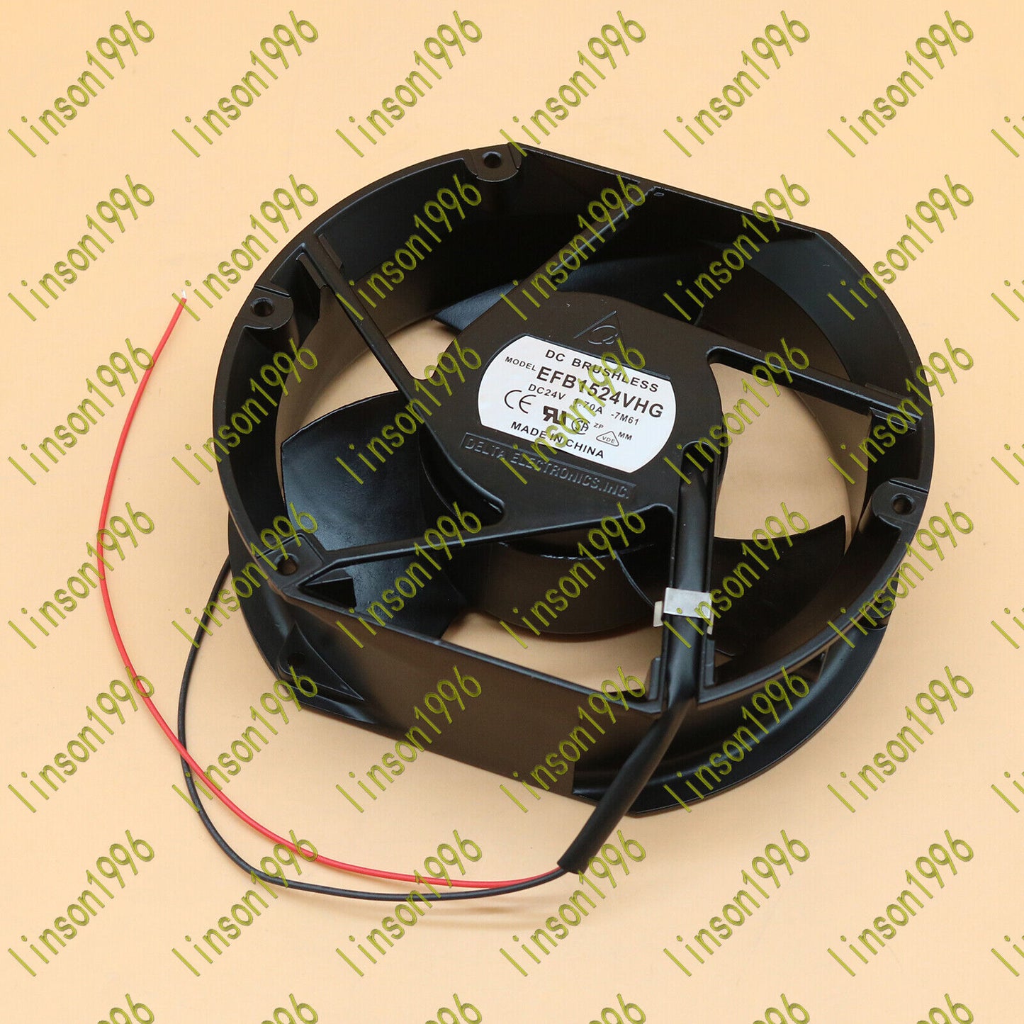 24V 1.70A 3Wired Cooling Fan EFB1524VHG - ONE DELTA