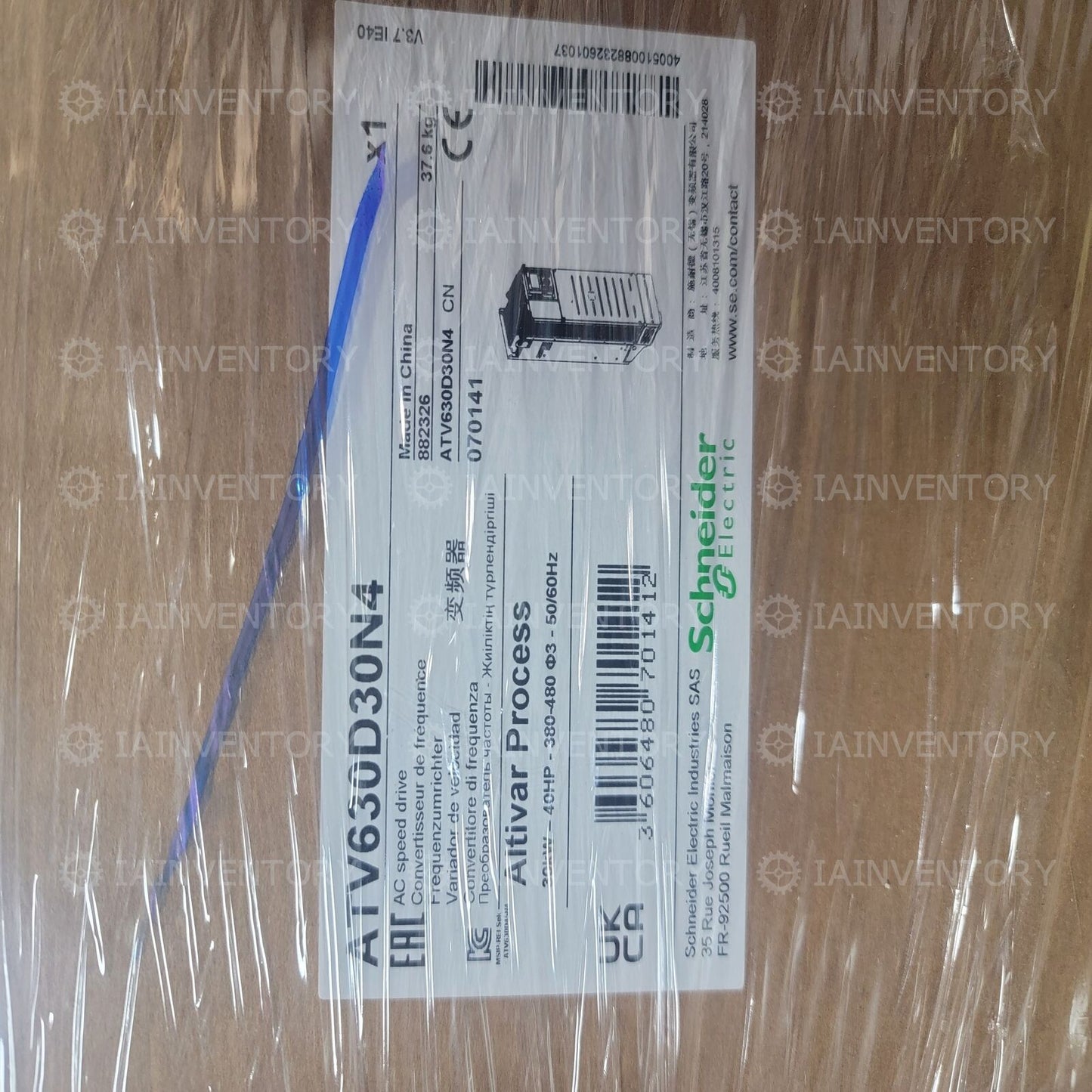 1-Year Limited Warranty Schneider ATV630D30N4 - SCHNEIDER