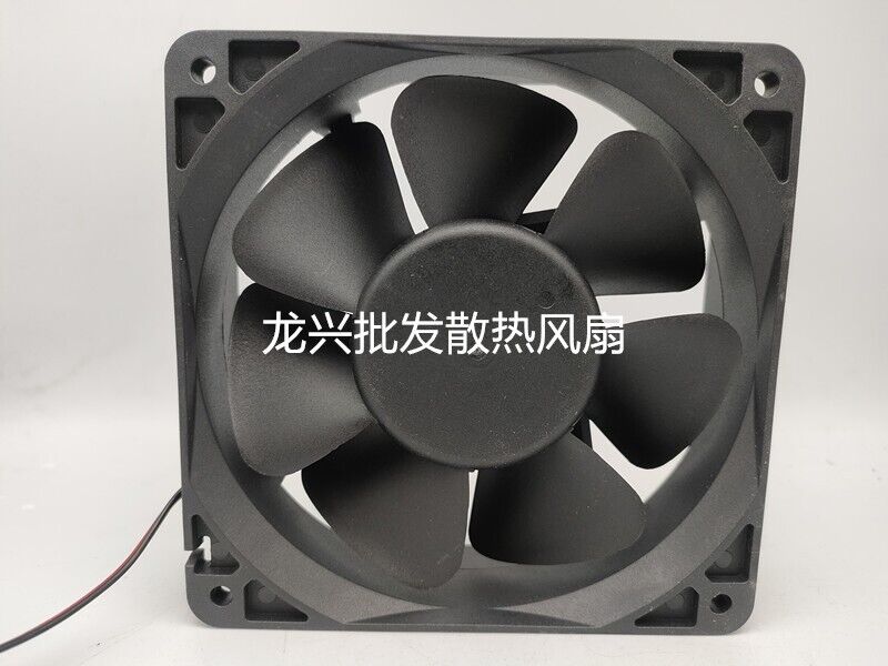 new 1 PCS XINRUILIAN Fan RDH1238B2 DC 24V 0.60A 12038 12CM 2 Wire cooling fan - XINRUILIAN
