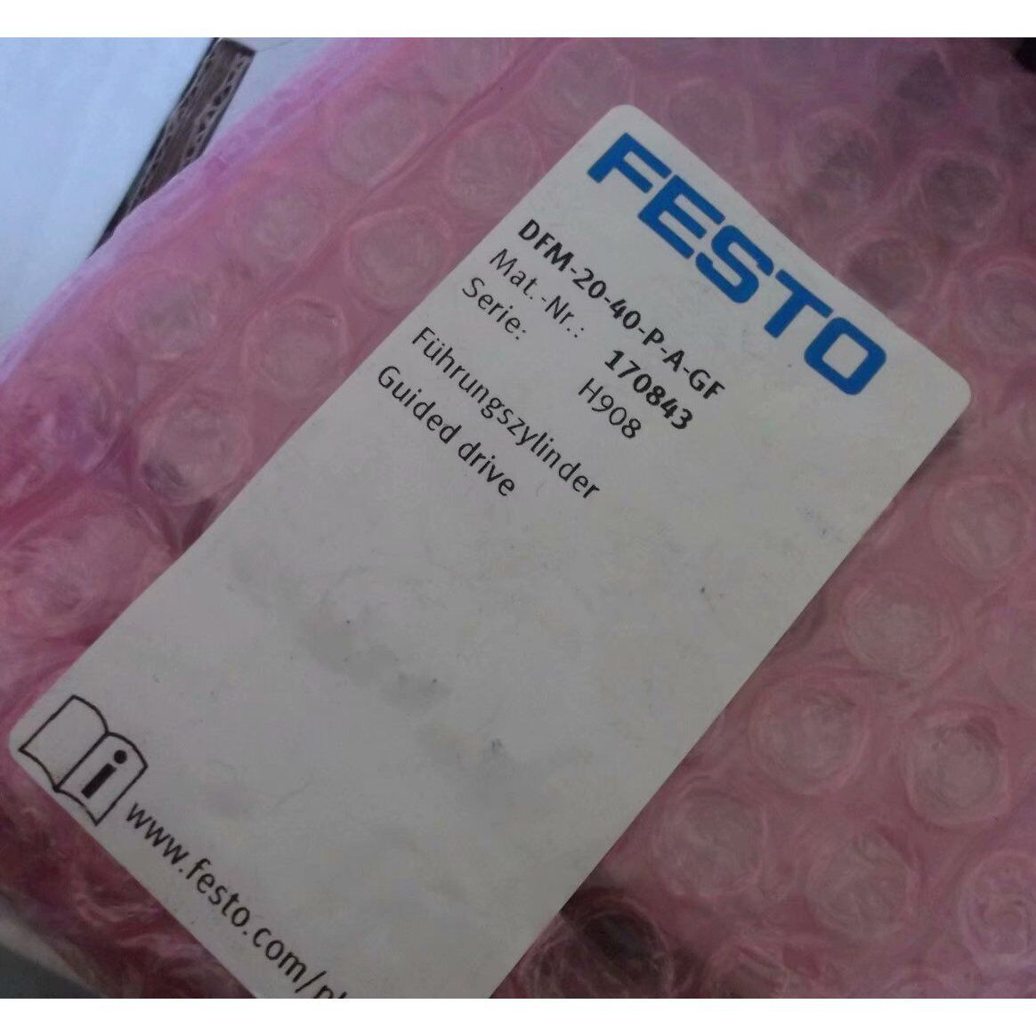 New FESTO Guided drive DFM-20-40-P-A-GF 170843 - FESTO