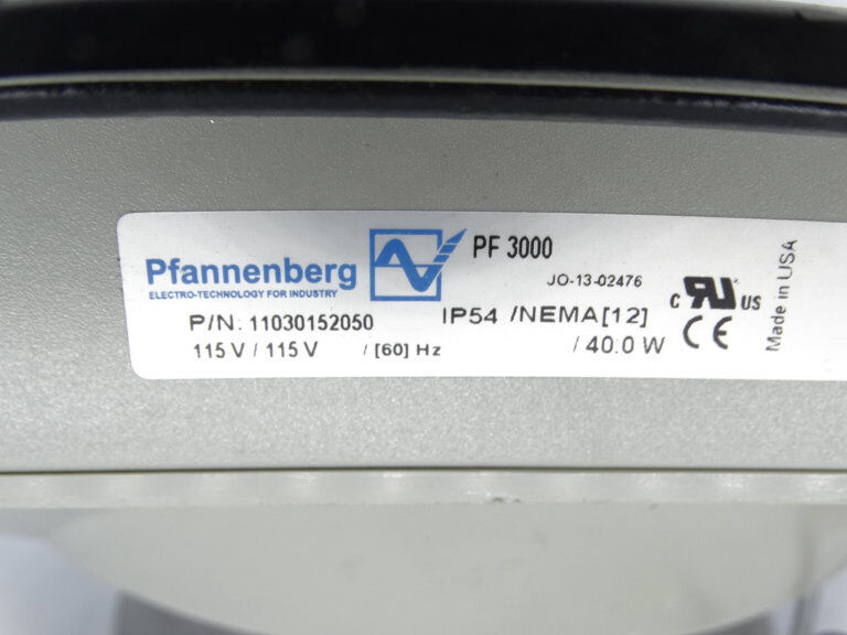 PFANNENBERG 110301520 FAN - PFANNENBERG