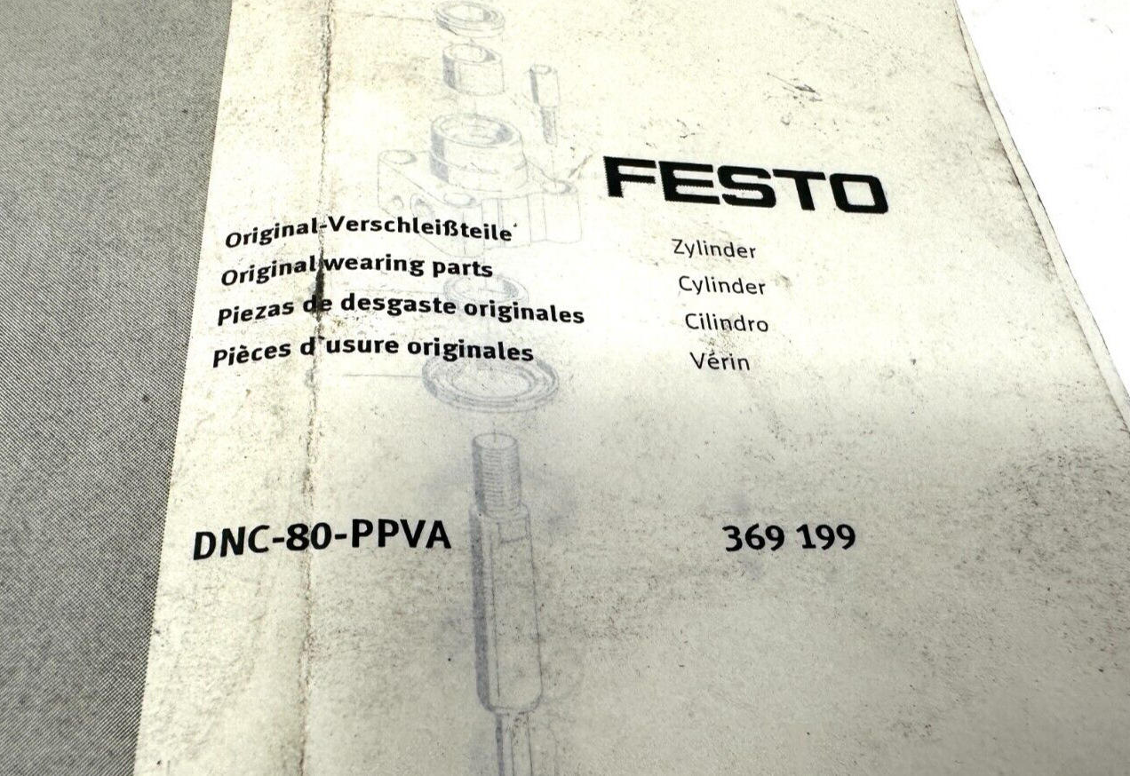 new Festo DNC-80-PPVA Repair Kit 369199 - FESTO