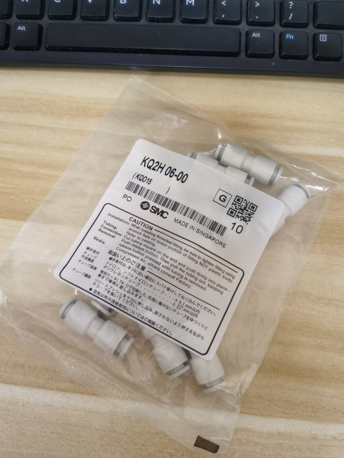 1Bag/10pcs SMC KQ2H06-00 Fittings Free Shipping #SM