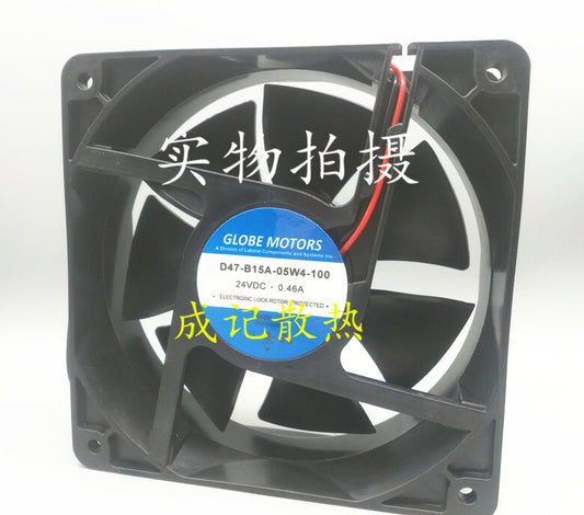 1pcs GLOBEMOTORS D47-B15A-05W4-100 DC24V 0.46A cooling fan