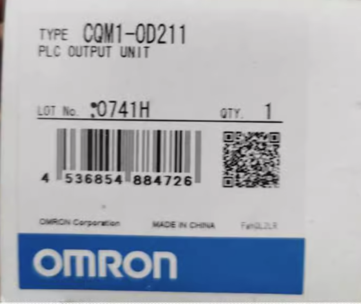 Omron CQM1-0D211 Smart Home Thermometer - OMRON