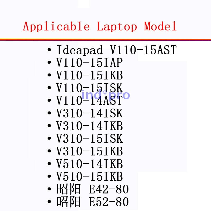 new 1PCS L15L3A02 Laptop Battery 10.8V 2200mAh For Ideapad V110-15AST V510-15IKB