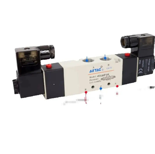 1PCS AirTAC 4V330P08F 4V330P-08 DC12V Solenoid Valve Free Ship