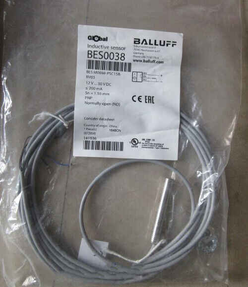 1PC BALLUFF Proximity Sensor M08MI-PSC15B-BV03 Fast - BALLUFF