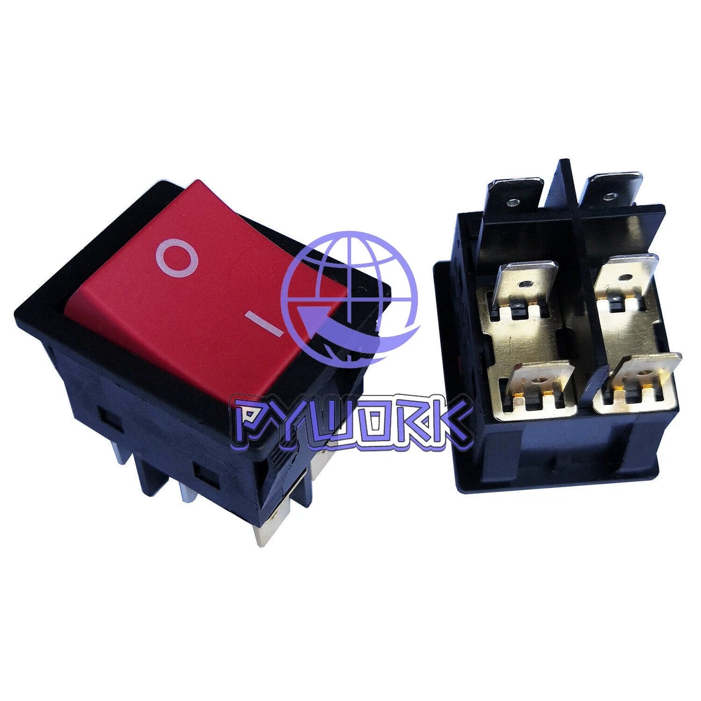 JD03-A1 6Pin 2pcs Rocker Switch 125/250V 30A Inverter Welding Machine button