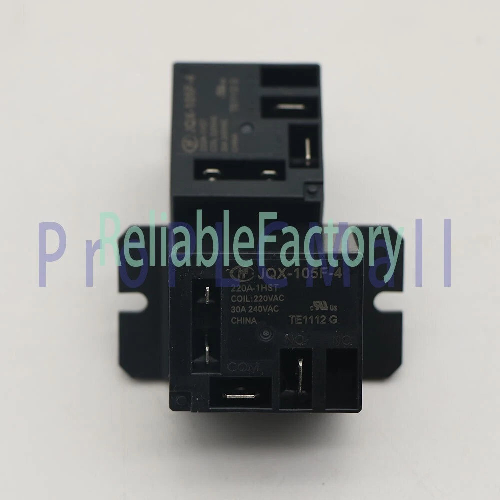 10PCS HongFa JJQX-105F-4-220AK-1HST 220VAC Power Relay 4 Pins 30A 240VAC~
