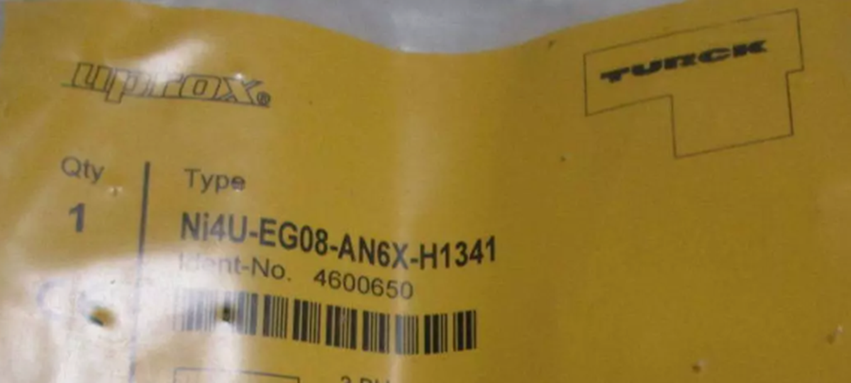NI4U EG08 AN6X H1341 Proximity Switch - TURCK