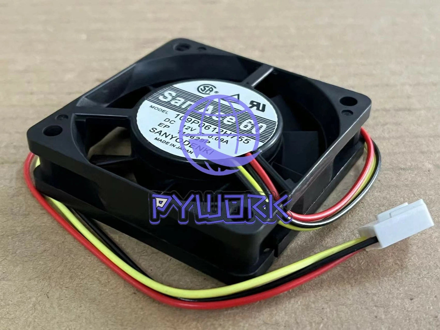 Sanyo 6015 6CM 109P0612H755 12V 0.09A inverter cooling fan~