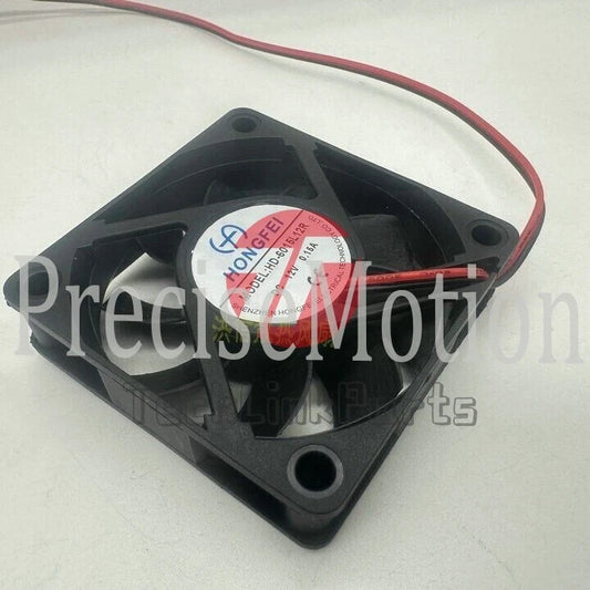 1 PCS HONGFEI Fan HD-6015L12R DC12V 0.15A 6CM 6015 2 WIRE cooling fan