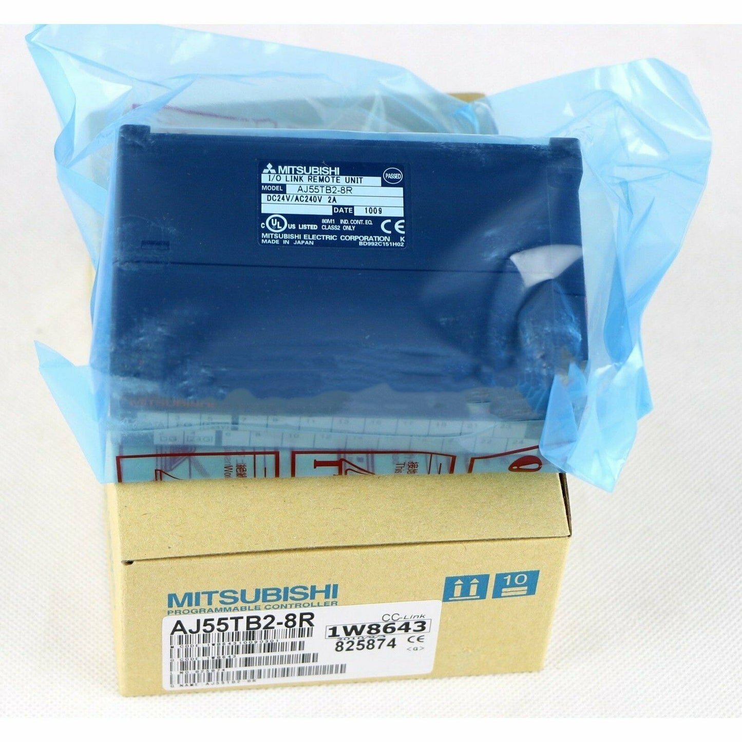 Mitsubishi AJ55TB2-8R PLC Module 1PC with 8-Register I/O Module, 1 Year Warranty - MITSUBISHI