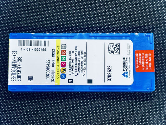 KORLOY SEHT 1204 AFFN-X83 H01 Carbide Inserts / SEHT 43 AFFN-X83 H01 10 pcs