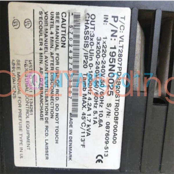 1PCS Danfoss VLT2807PD2B20STR0DBF00A00 195N0025 Inverter