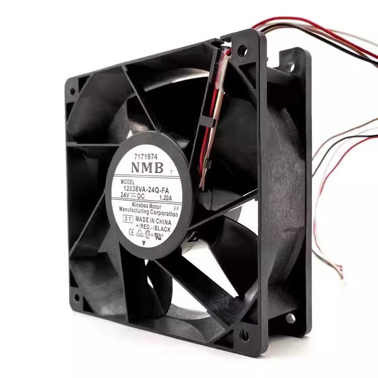 NMB 12038VA-24Q-FA 12038 DC24V 1.20A 12CM 4-Wire Inverter Cooling Fan