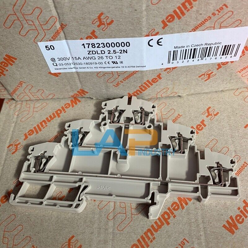 50PCS Weidmuller ZDLD2.5-2N Three-Layer Spring Terminals - WEIDMULLER