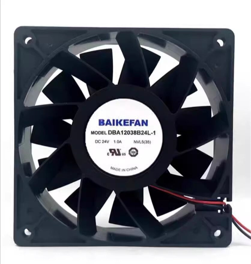 BAIKEFAN DBA12038B24L-1 12038 DC24V 1.0A 12CM 2-Wire Inverter Cooling Fan