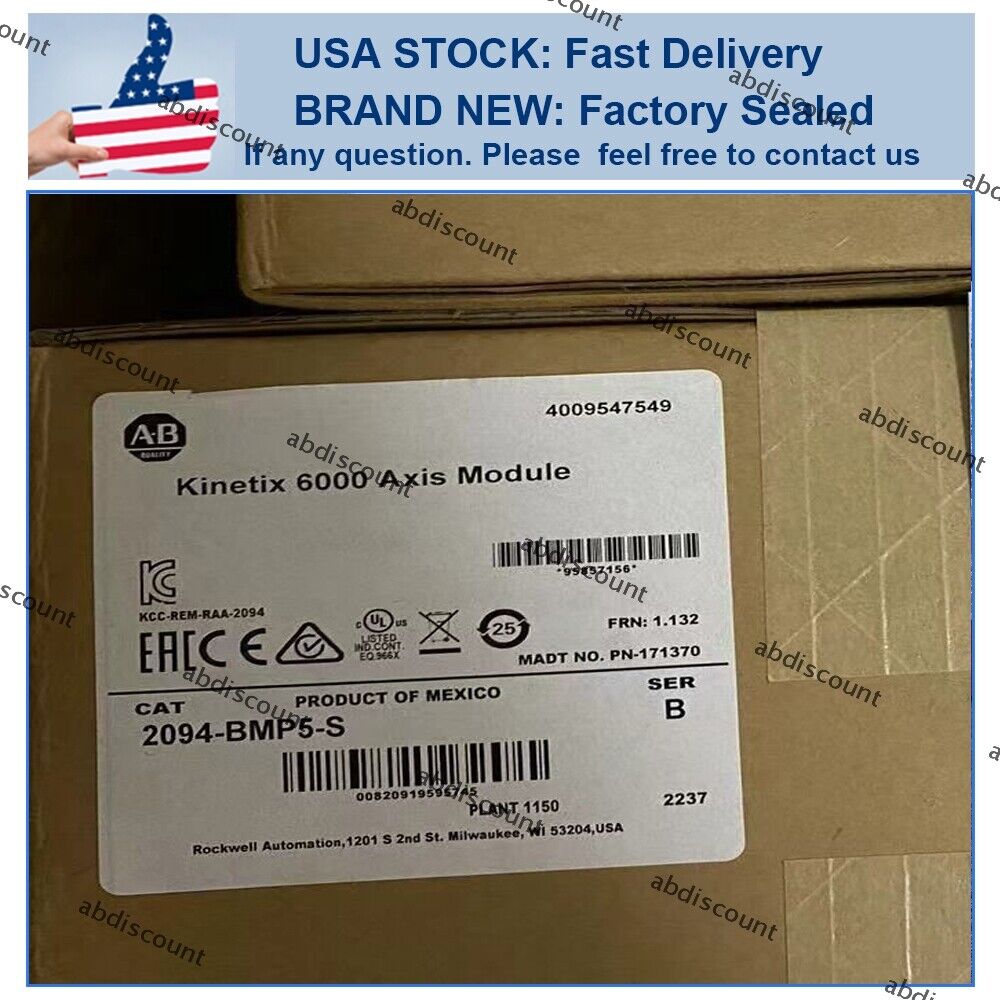 Allen Bradley 2094-BMP5-S C AB Kinetix 6000 Axis Module Servo Drive - ALLEN BRADLEY