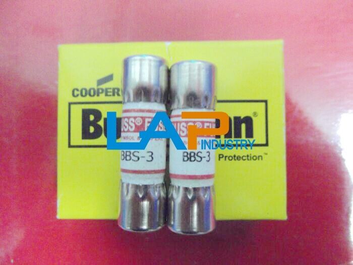 Bussmann BBS-3 Fast Acting Fuse 3A 600V - Pack of 10 - BUSSMANN