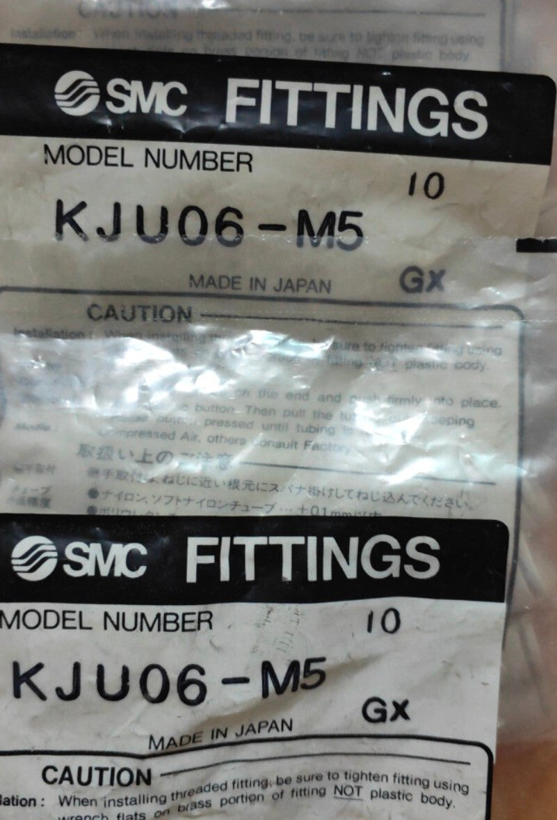 1Bag/10pcs SMC KJU06-M5 KJU06M5 Fittings Free Shipping #SM