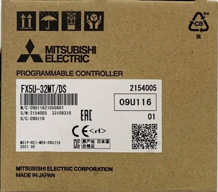 FX5U-32MT/DS 1PCS MITSUBISHI PLC PROGRAMMABLE CONTERLLER MODULE FX5U-32MT/DS