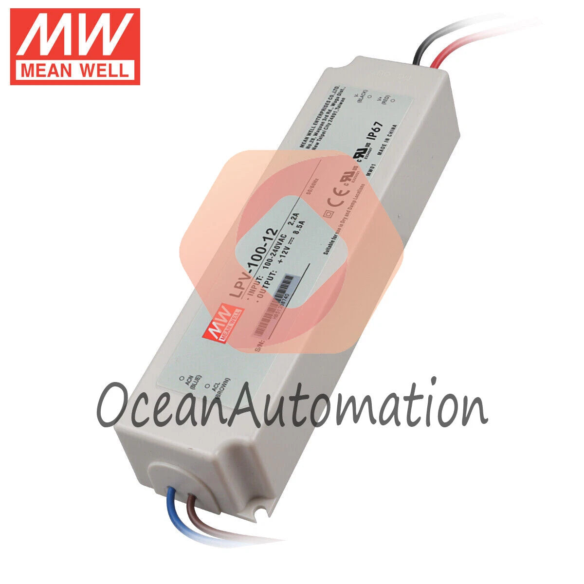 1 pcs MEAN WELL LPV-100-12 100W 12V 8.5A Switching power supply