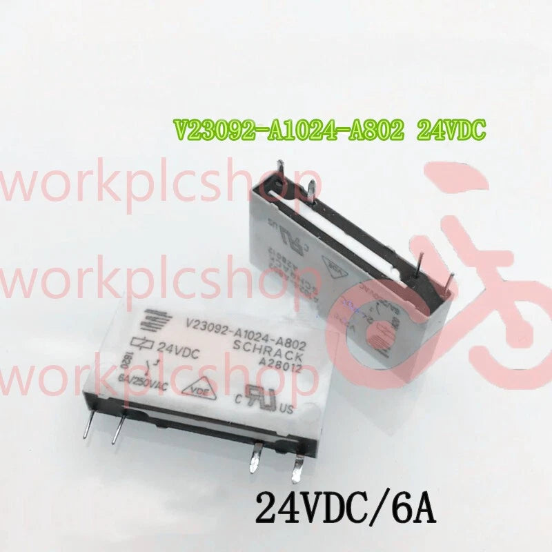 Tyco V23092-A1024-A802 24VDC 6A Power Relay 4Pins
