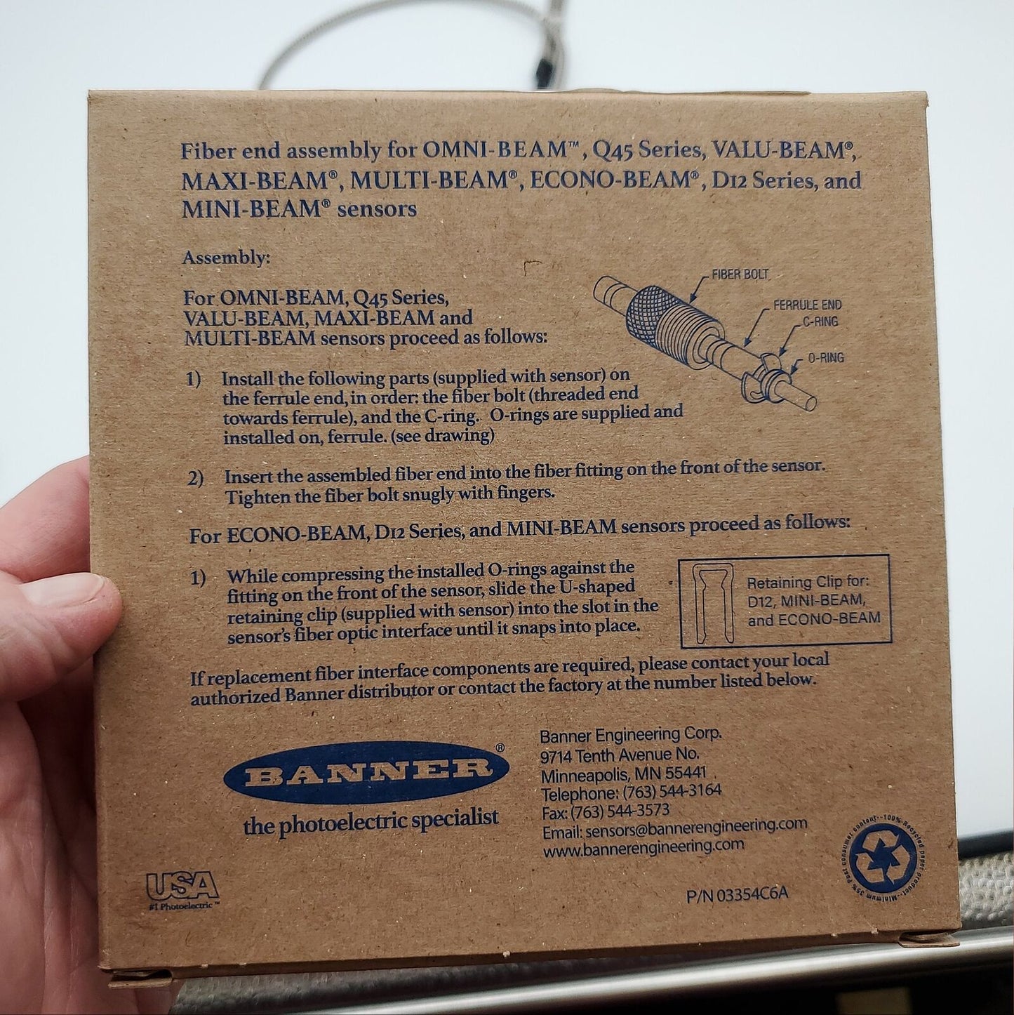 Banner Engineering BT23S Cable | Durable & Efficient | Professional Use | 23 AWG | 1000V | 100A | 300°C | Lightweight - BANNER ENGINEERING