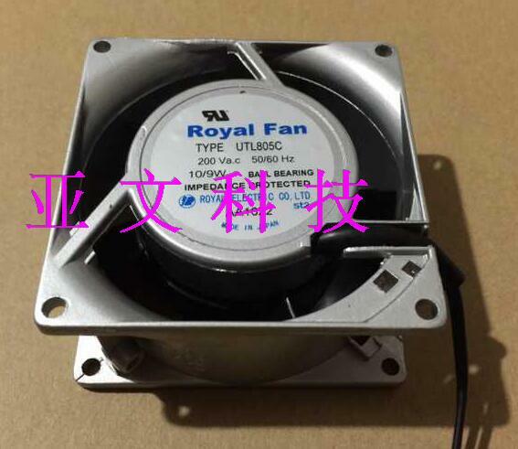 1pcs Royal Fan UTL805C 200V 10 / 9W 80 * 80 * 38MM AC cooling fan