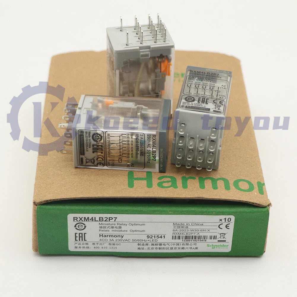 10PCS SND RXM4LB2P7 AC230V Relay Free Shipping US