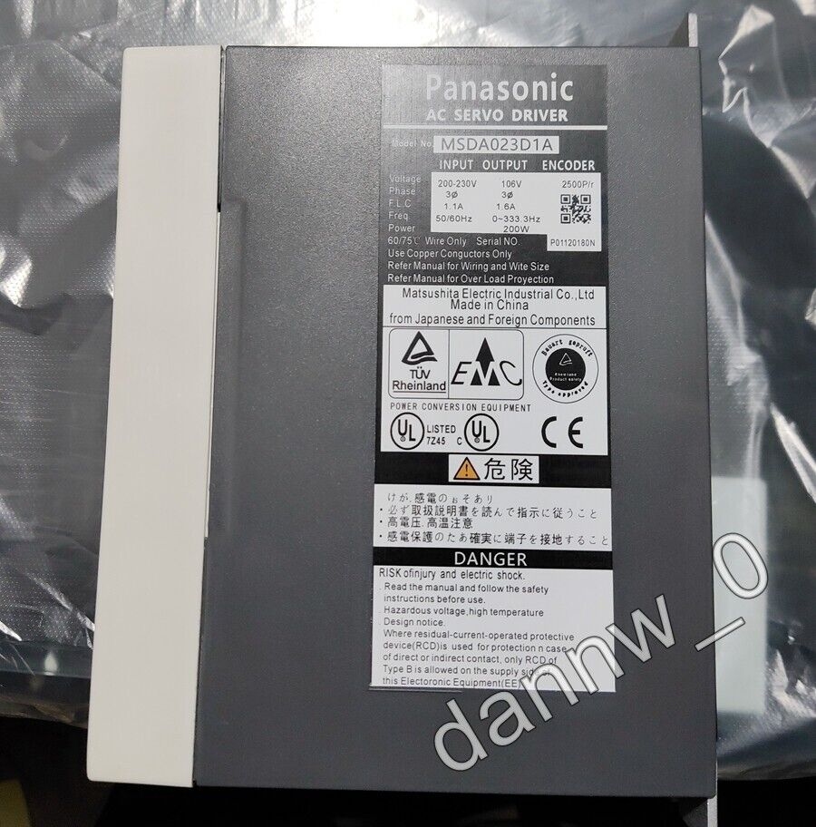 new in box Panasonic MSDA023D1A AC Servo Drive - PANASONIC
