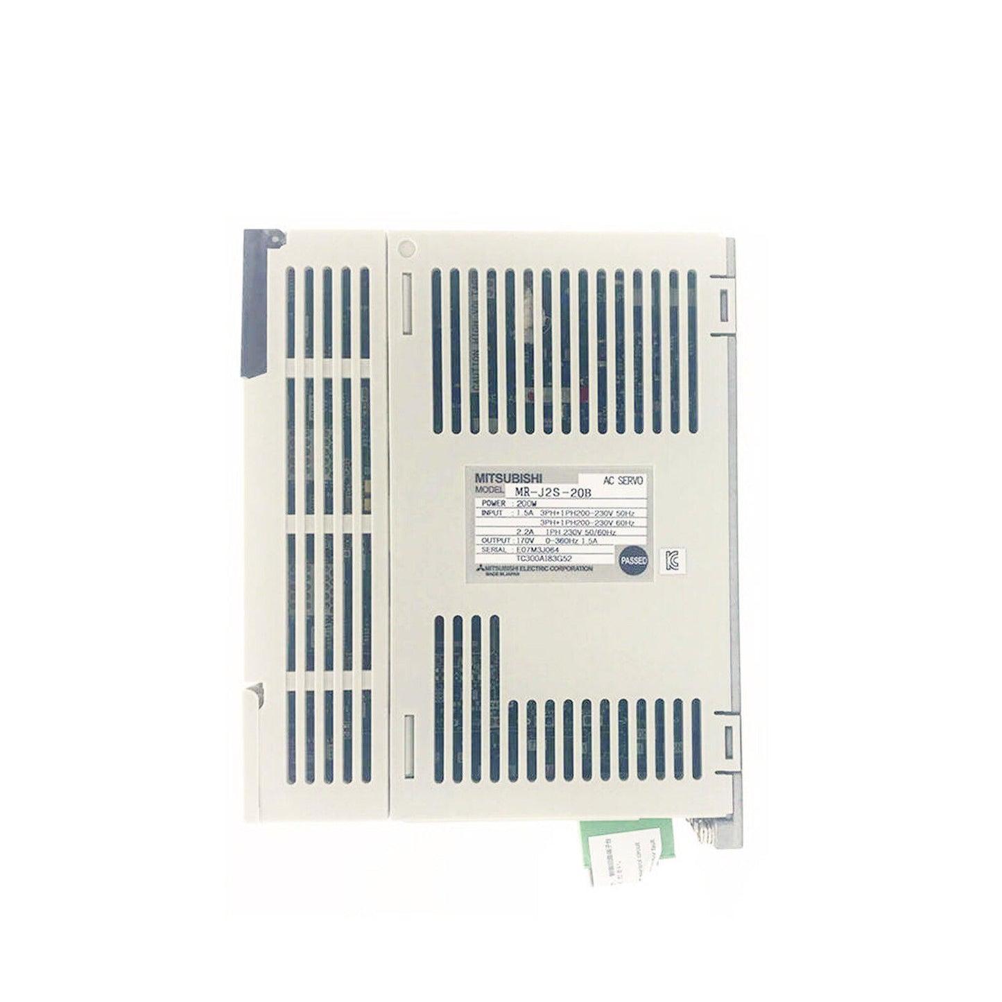 MITSUBISHI MR-J2S-20B Servo Drive