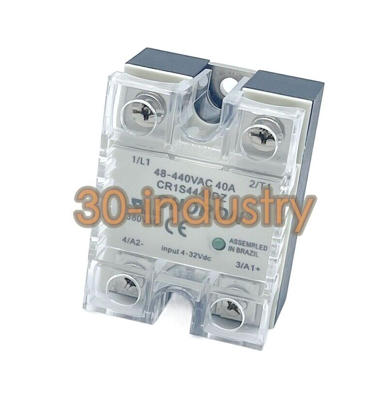 1PCS New Solid State Relay CR1S4440DZ 40A 48-440VAC 4-32VDC - UNKNOWN BRAND