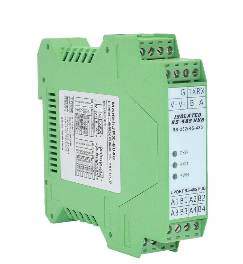 new Photoelectric isolation 1 way RS232 to 4 way RS485 industrial grade HUB rail - OMRON