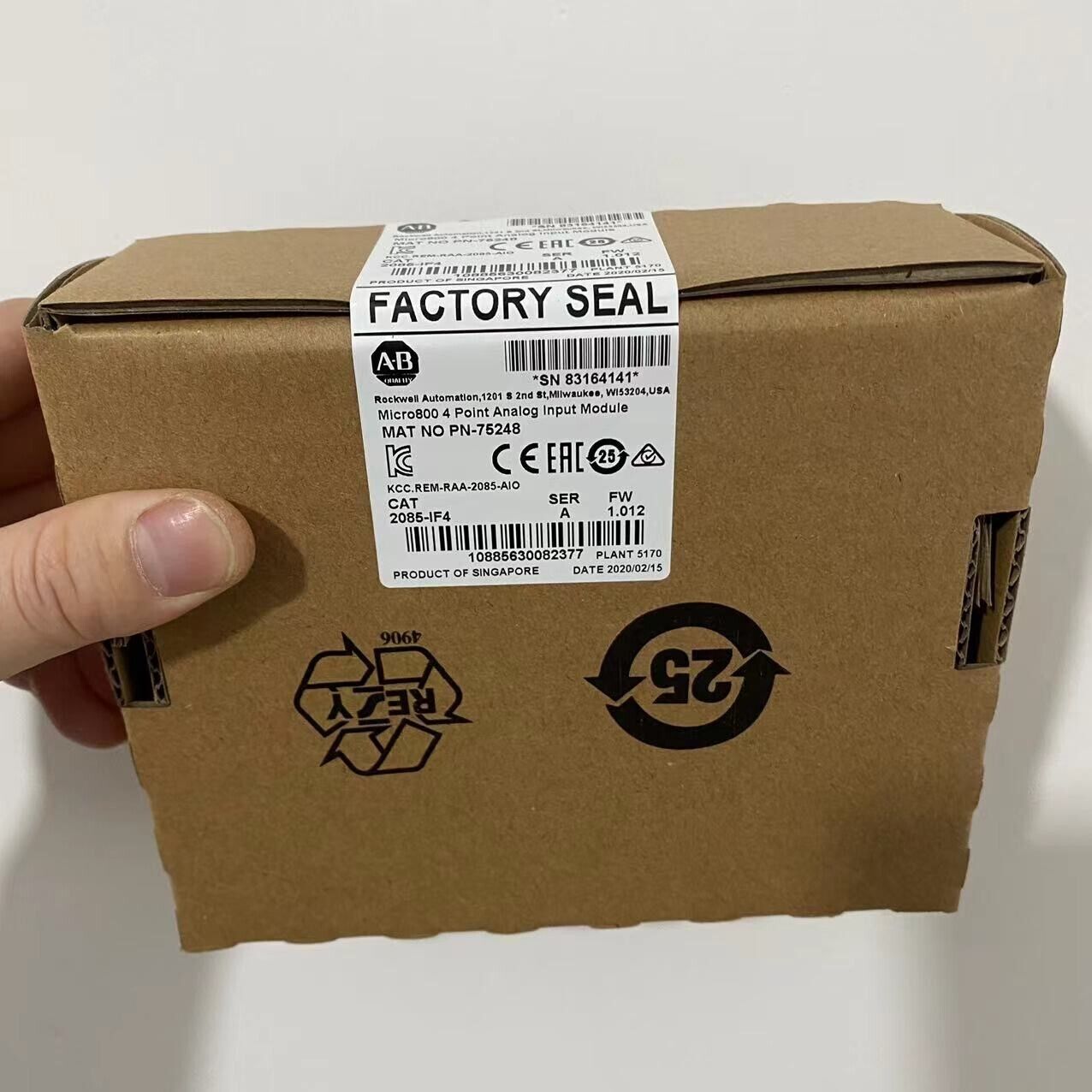 Micro800 4 PT Analog Input Module 2085IF4 - MICROCHIP