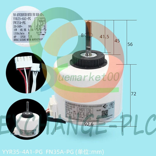 1PC YYR35-4A1-PG FN35A-PG for Gree air conditioner motor #ex