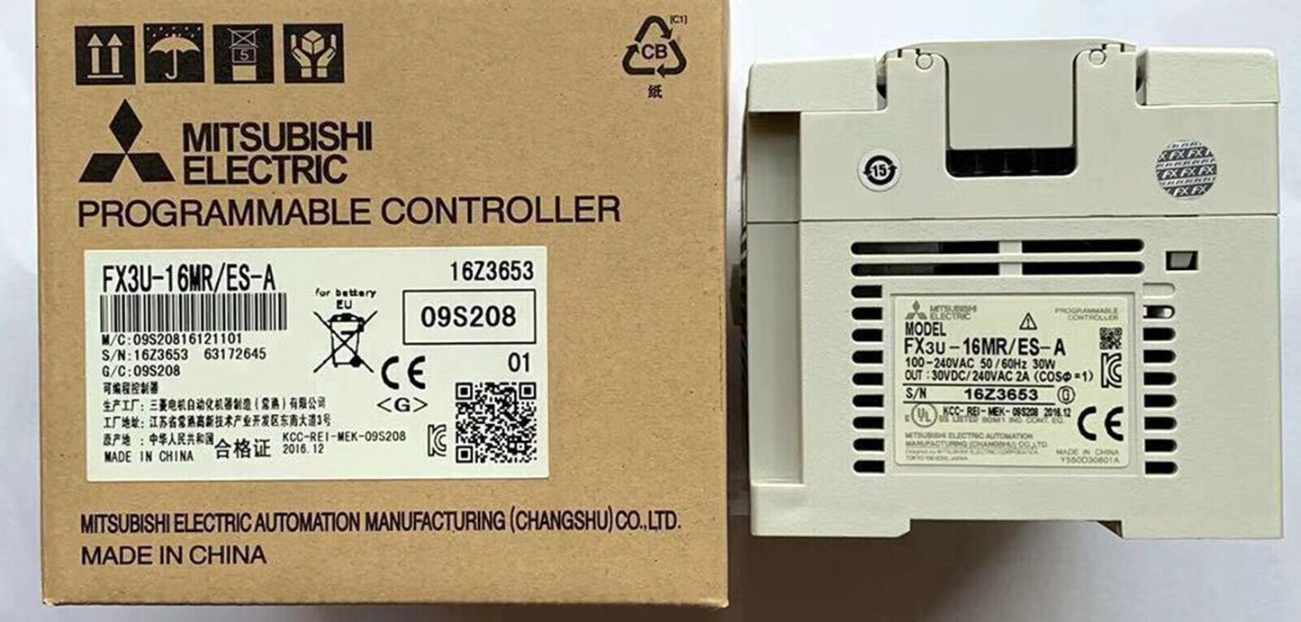 MITSUBISHI FX3U-16MR/ES-A Programmable Logic Controller | High-Efficiency Motion Control System | MITSUBISHI Automation Solutions - MITSUBISHI