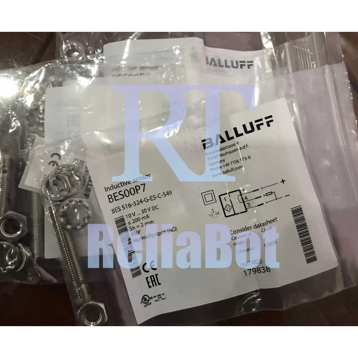 1PC BALLUFF BES 516-324-G-E5-C-S49 Proximity Switch