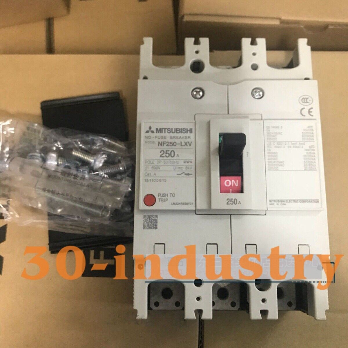 Mitsubishi NF250-LXV Circuit Breaker 3P Air Switch 125A 150A 200A - MITSUBISHI