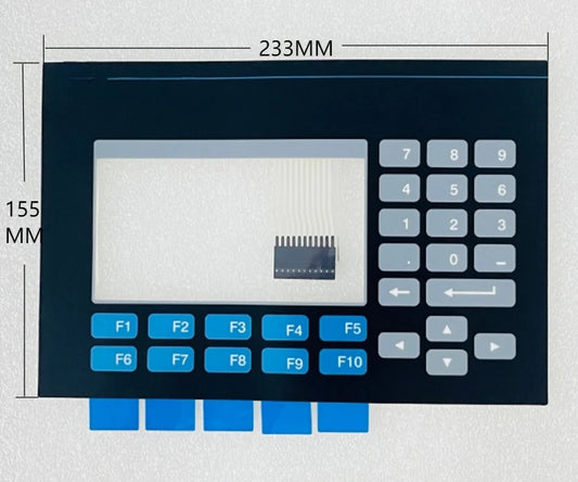 for 2711-B5A20 2711-B5A16 Digitizer Glass + Membrane Keypad Touch Screen Panel D