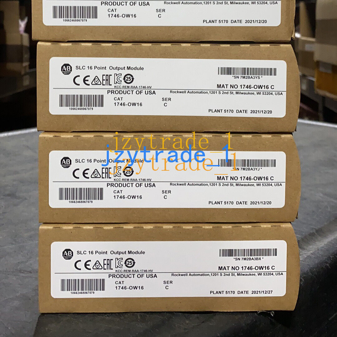 2022 New In-Box SLC500 SerC Output Module 1746OW16 Factory Sealed - AB