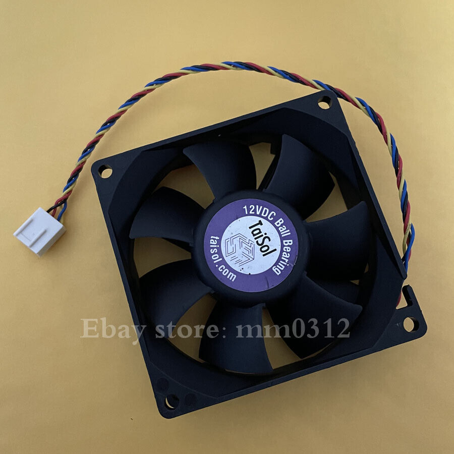 Used Delta AUB0812VH 80mm x 25mm Cooling Fan PWM DC 12V - DELTA