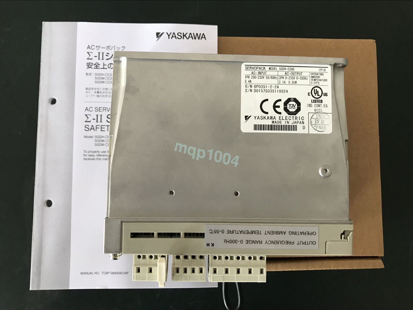new 1PC Yaskawa SGDH-02AE Servo Driver SGDH02AE In Box ping - YASKAWA