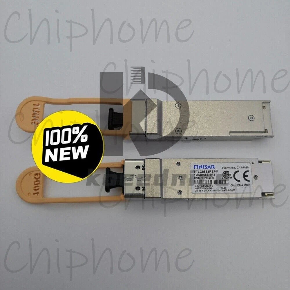 1P Finisar FTLC9558REPM 100m Parallel MMF 100G QSFP28 Optical Transceiver Module