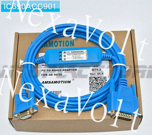 IC690ACC901 Fanuc 1PC PLC Programming Cable GE 90-70/90-30