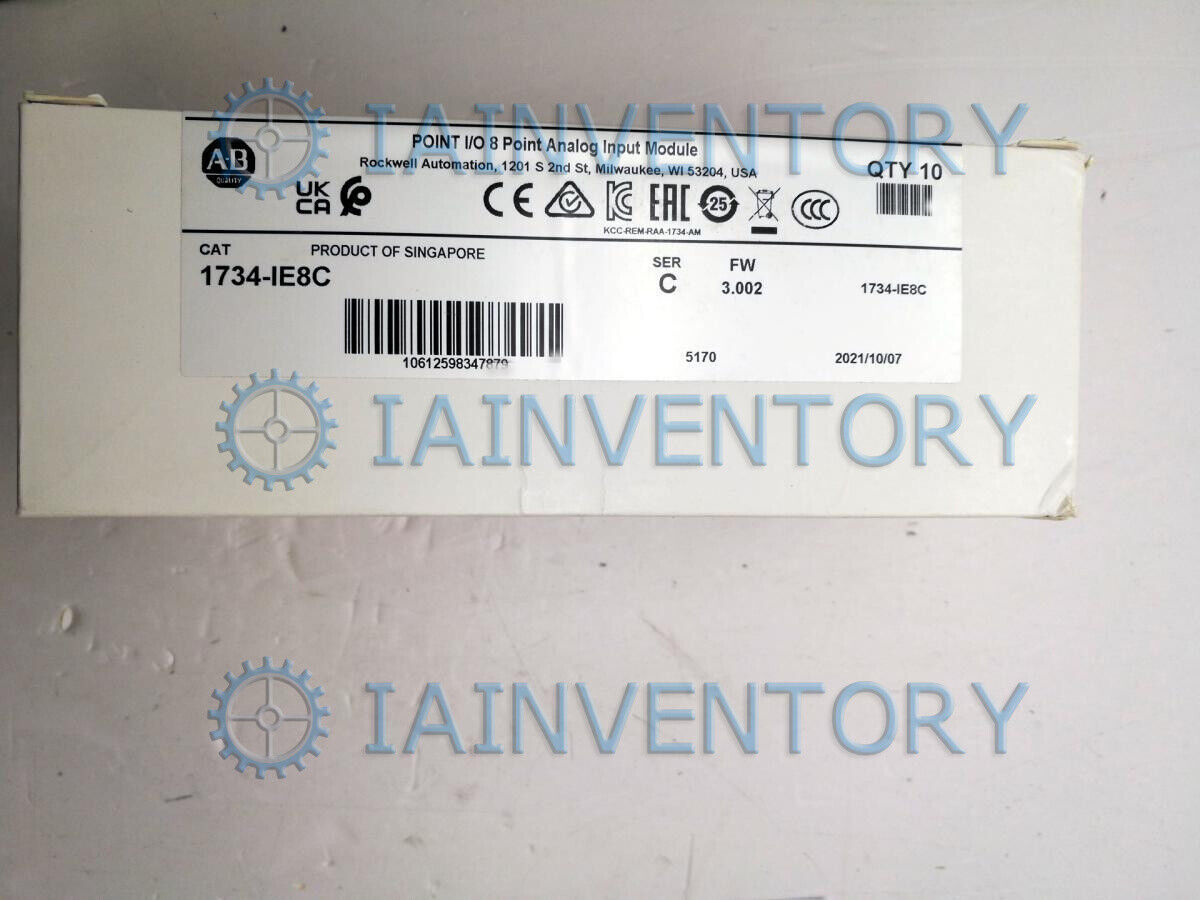 Allen Bradley 1734-IE8C New POINT 8 analog input module 1PC 2023-2024 - ALLEN BRADLEY