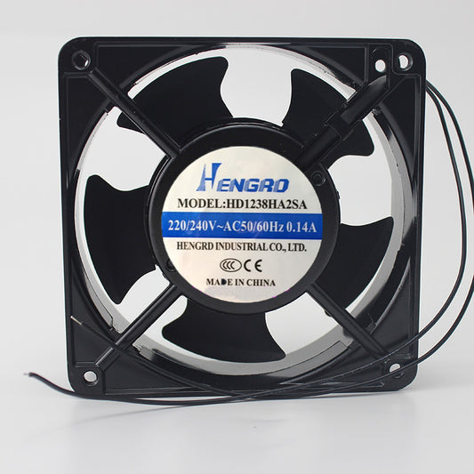 1pcs HENGRO HD1238HA2SA 220V 12CM Ball Cooling Fan