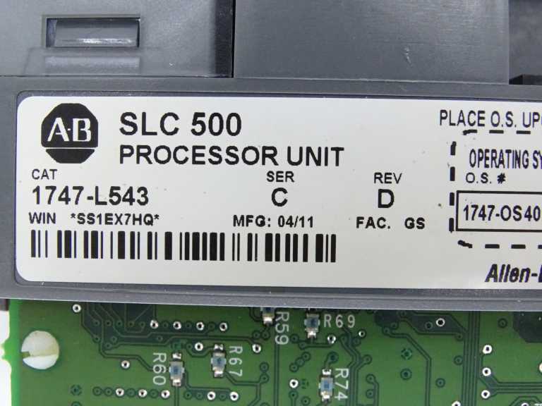 Allen Bradley 1747-L543 Series C PLC Module | Industrial Automation Solutions | High Performance & Reliable | 1747-L543 | Allen Bradley | PLC Controller | Modular Design | Allen Bradley 1747-L543 PLC Module - ALLEN BRADLEY